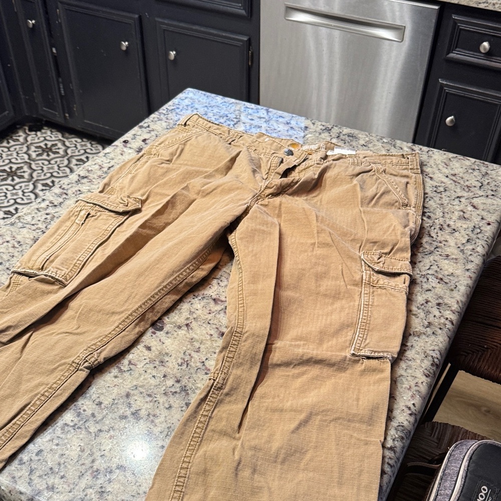 Carhartt Men's Khaki Cargo Pants